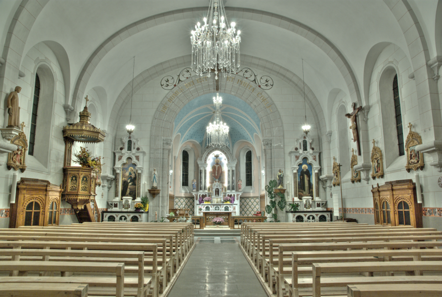 Eglise vu de l'intérieur